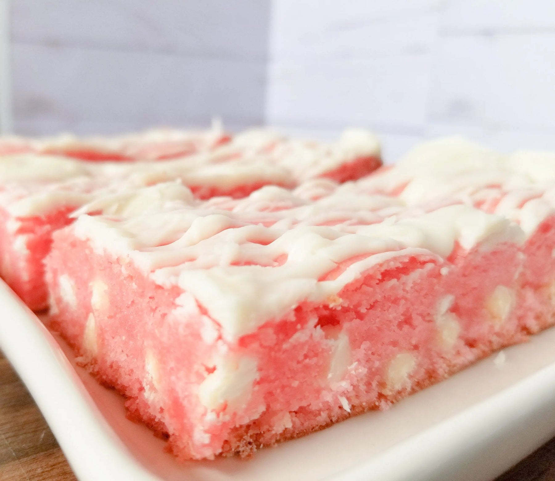 Strawberry Blondies Let's Get Baked Artisan Desserts
