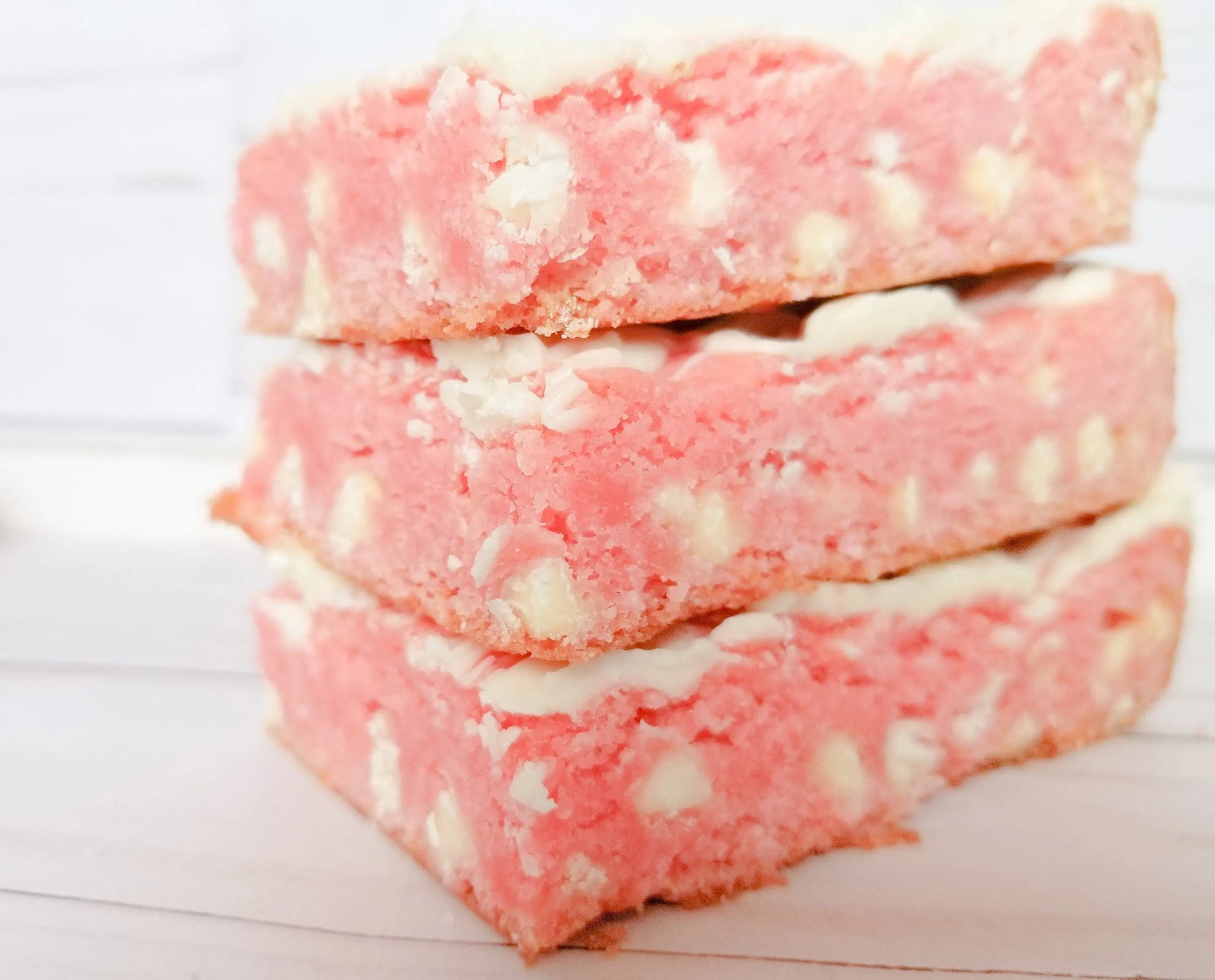 Strawberry Blondies Let's Get Baked Artisan Desserts