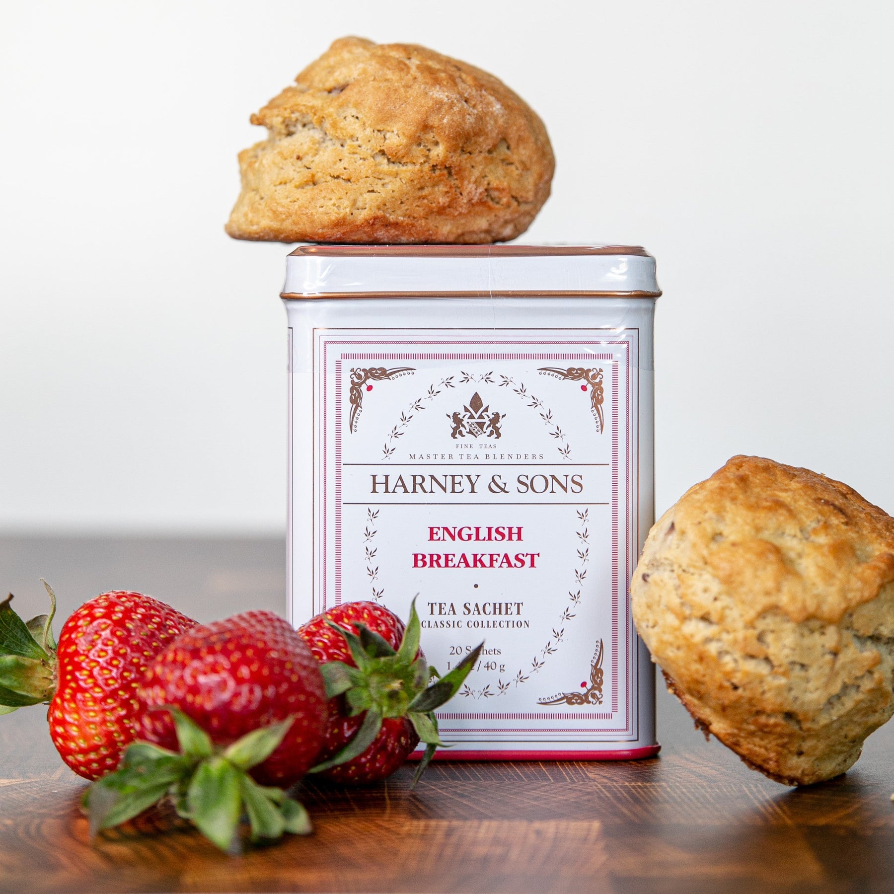 Strawberry Champagne Cream Scones