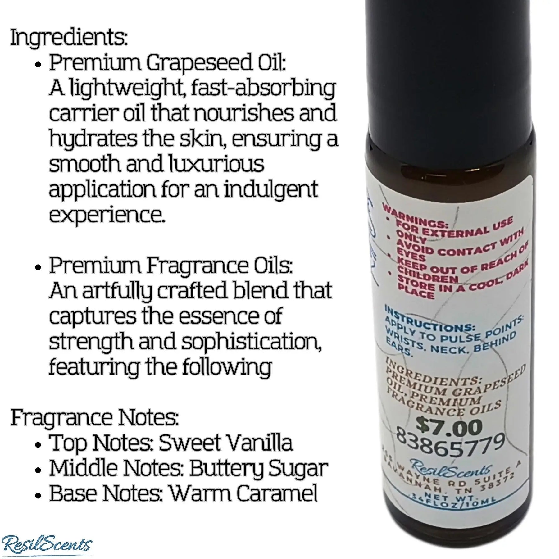 Sugar Cookie Roll-On Oil – Cozy Comfort in Every Swipe ResilScents