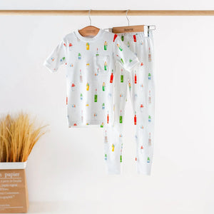 Sugar, Ice, & Everything Nice Organic Cotton Pajama Set Nola Tawk
