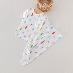 Sugar, Ice, & Everything Nice Organic Cotton Pajama Set Nola Tawk