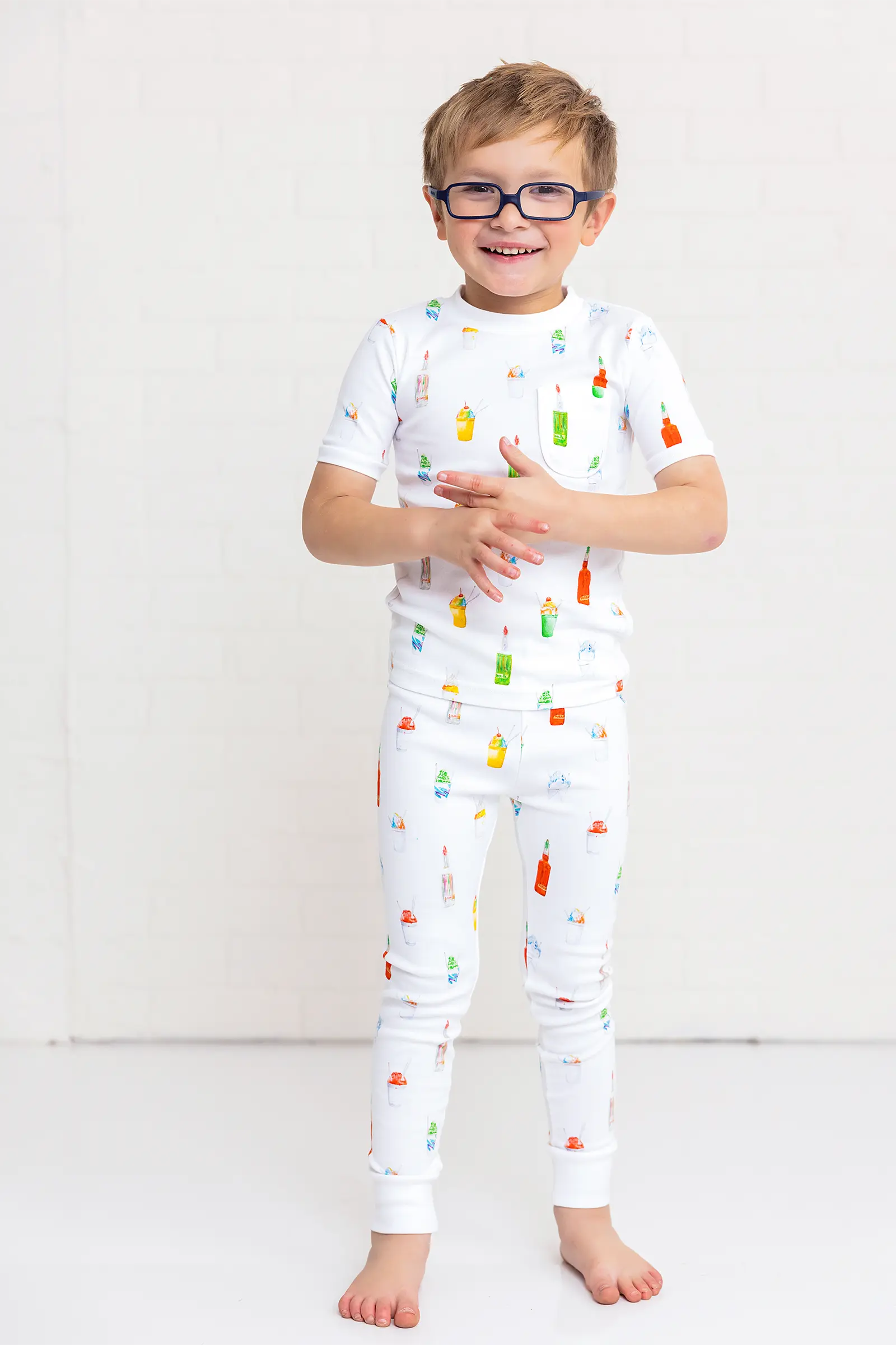 Sugar, Ice, & Everything Nice Organic Cotton Pajama Set Nola Tawk