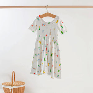 Sugar, Ice, & Everything Nice Organic Cotton Twirl Dress Nola Tawk
