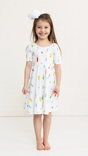 Sugar, Ice, & Everything Nice Organic Cotton Twirl Dress Nola Tawk