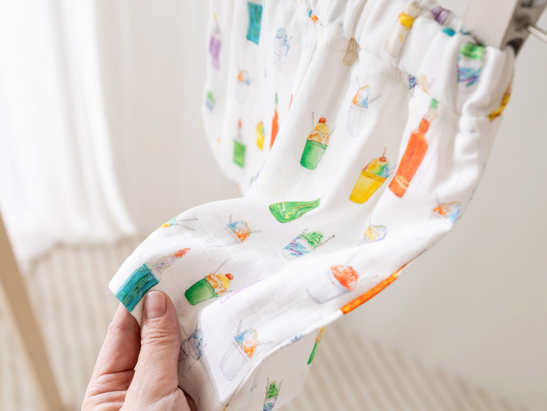 Sugar, Ice, & Everything Nice Organic Muslin Shorts Nola Tawk