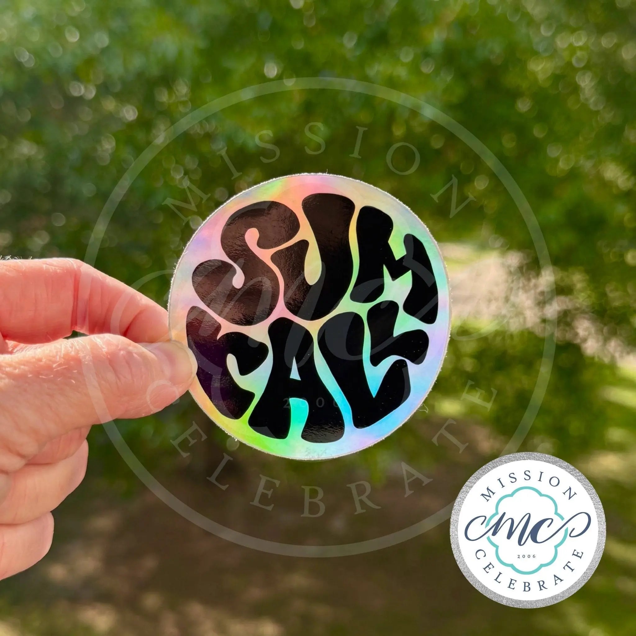 Sumrall Mississippi Retro Holographic Decal - Interior/Exterior Use - Main Street Collective