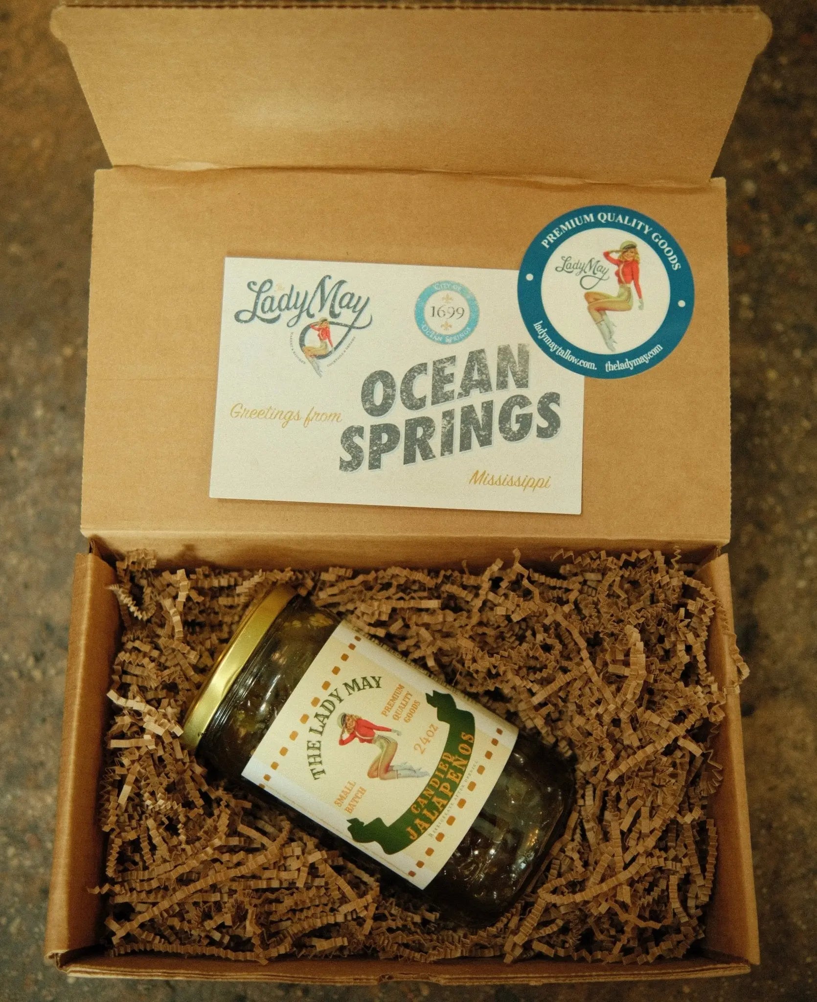 Sweet Heat Candied Jalapeños – The Lady May’s Small-Batch Cowboy Candy | Sweet & Spicy Pickled Jalapeños in 24oz Glass Jar The Lady May
