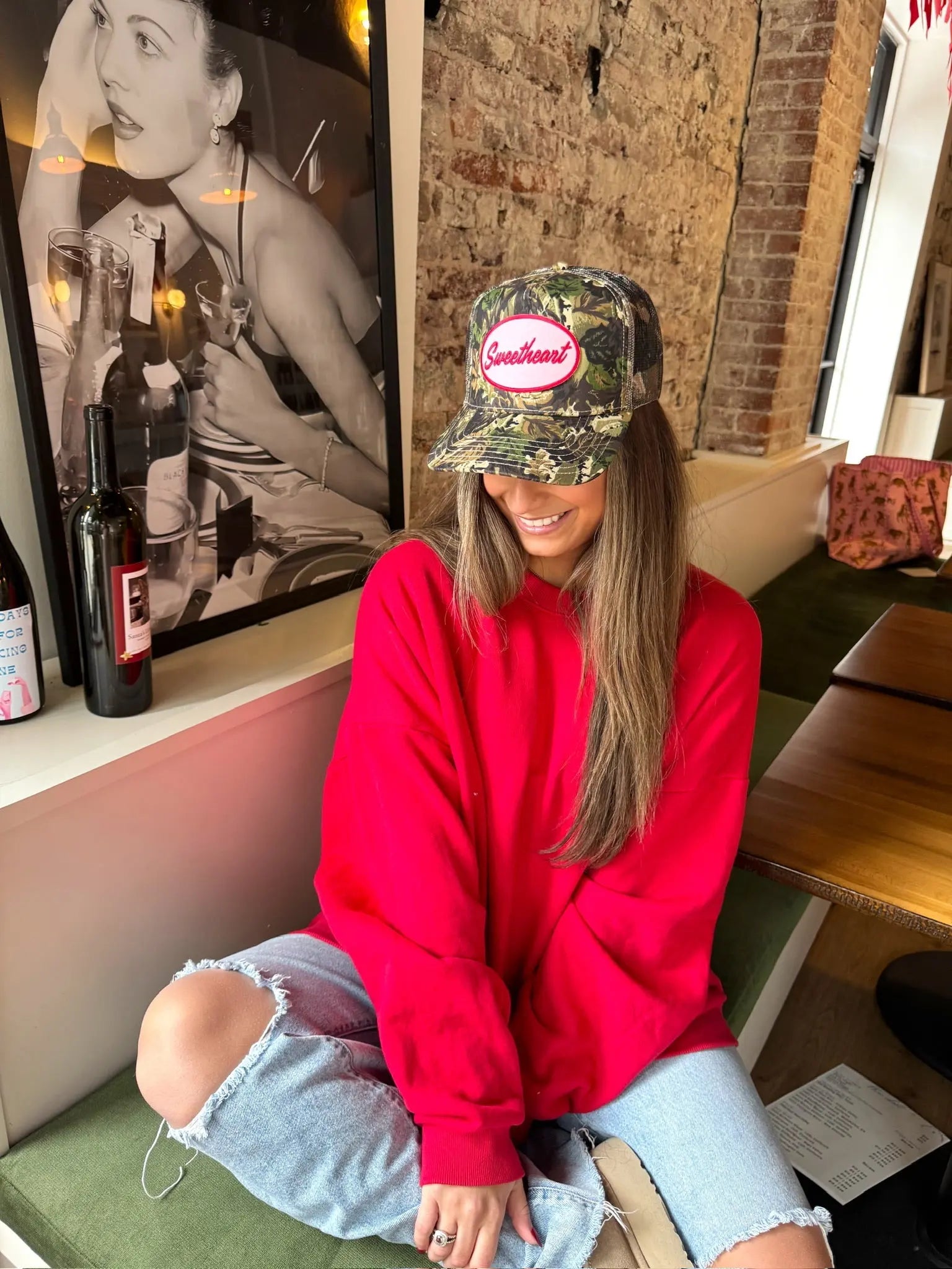 Sweetheart - Vintage Trucker Hat KenzKustomz