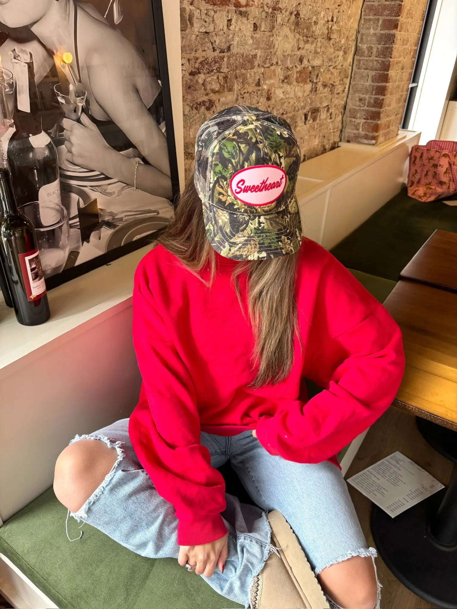 Sweetheart - Vintage Trucker Hat KenzKustomz