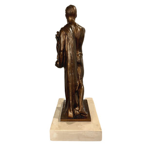 University of Tennessee Volunteers Torchbearer Stone Sculpture, real Bronze metal coating