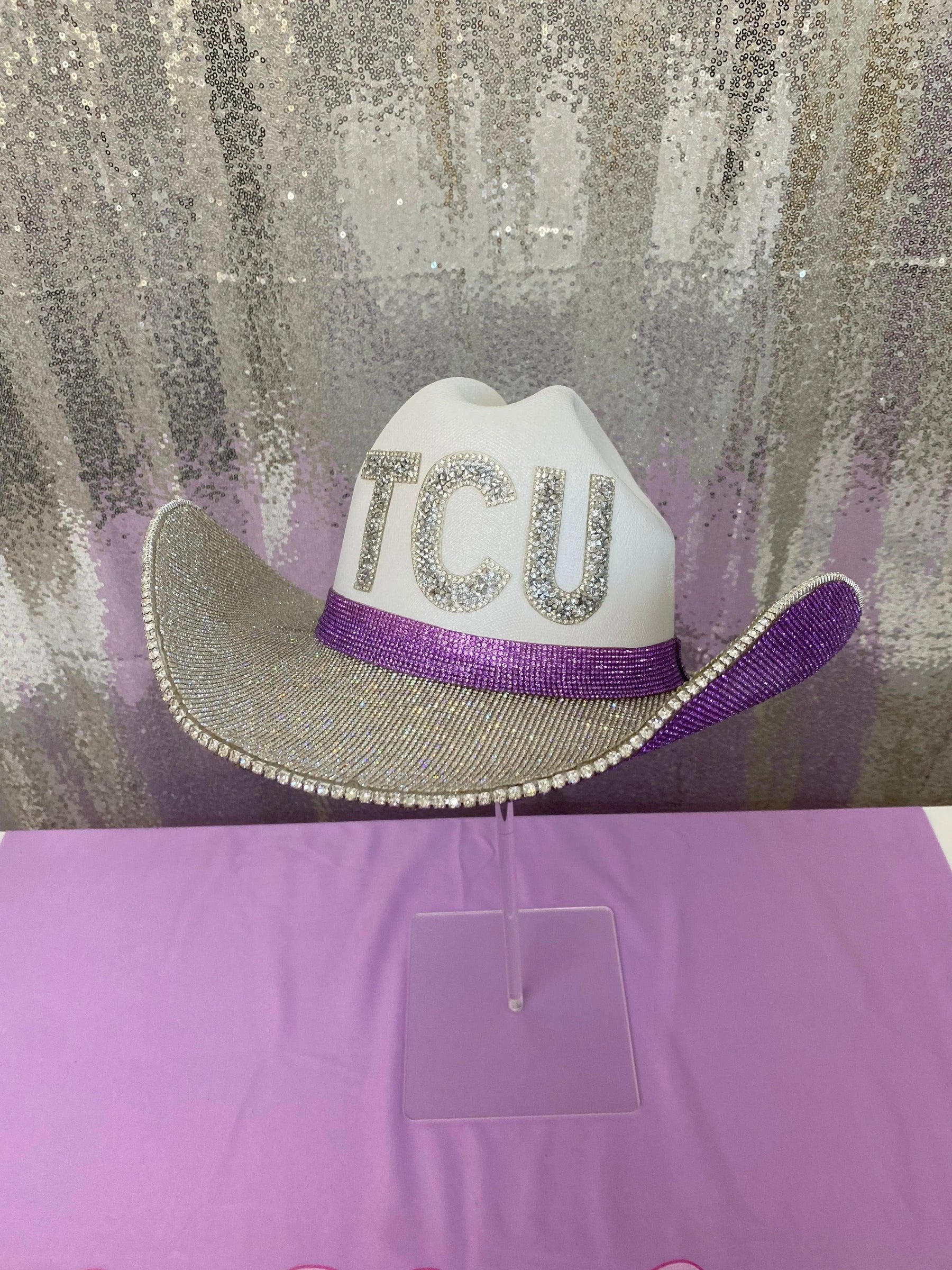 TCU Hat Rhinestone Cowgirl