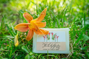 THE LILY GARDEN 5 oz. ~ FARM TO TABLE SOAP SLICE Essential Journeys
