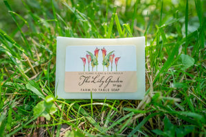 THE LILY GARDEN 5 oz. ~ FARM TO TABLE SOAP SLICE Essential Journeys