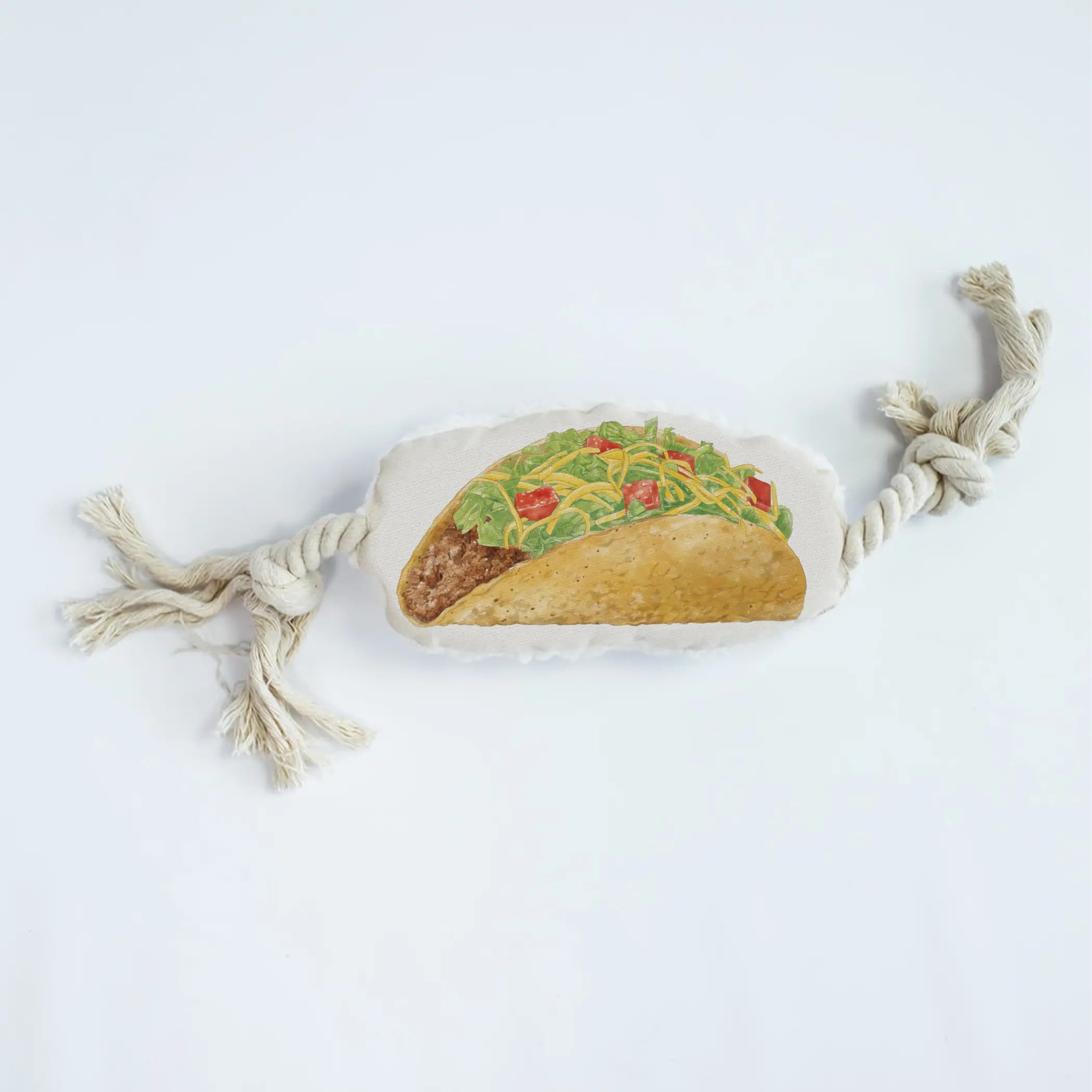 Taco Dog Rope Toy Nola Tawk