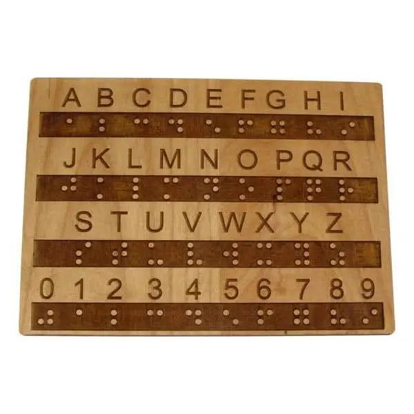 Tactile Braille Learning and Teaching board Gift Set Creative Escape Rooms