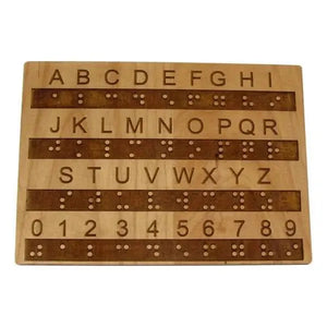 Tactile Braille Learning and Teaching board Gift Set Creative Escape Rooms
