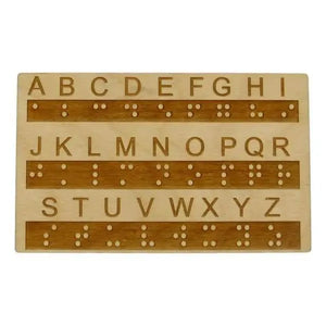 Tactile Braille Learning and Teaching board Gift Set Creative Escape Rooms