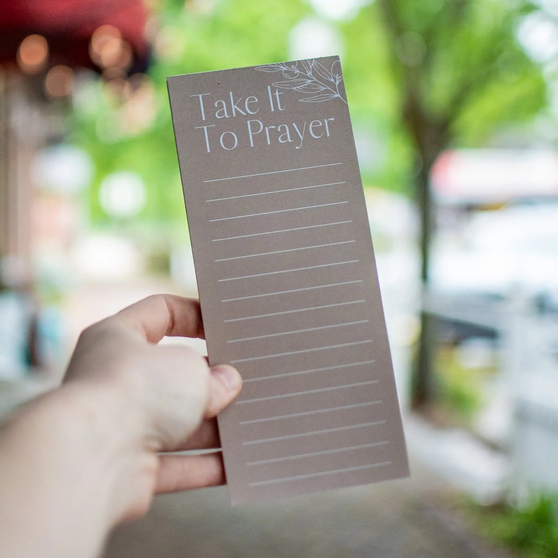 Take It to Prayer - Notepad Still Magnolia