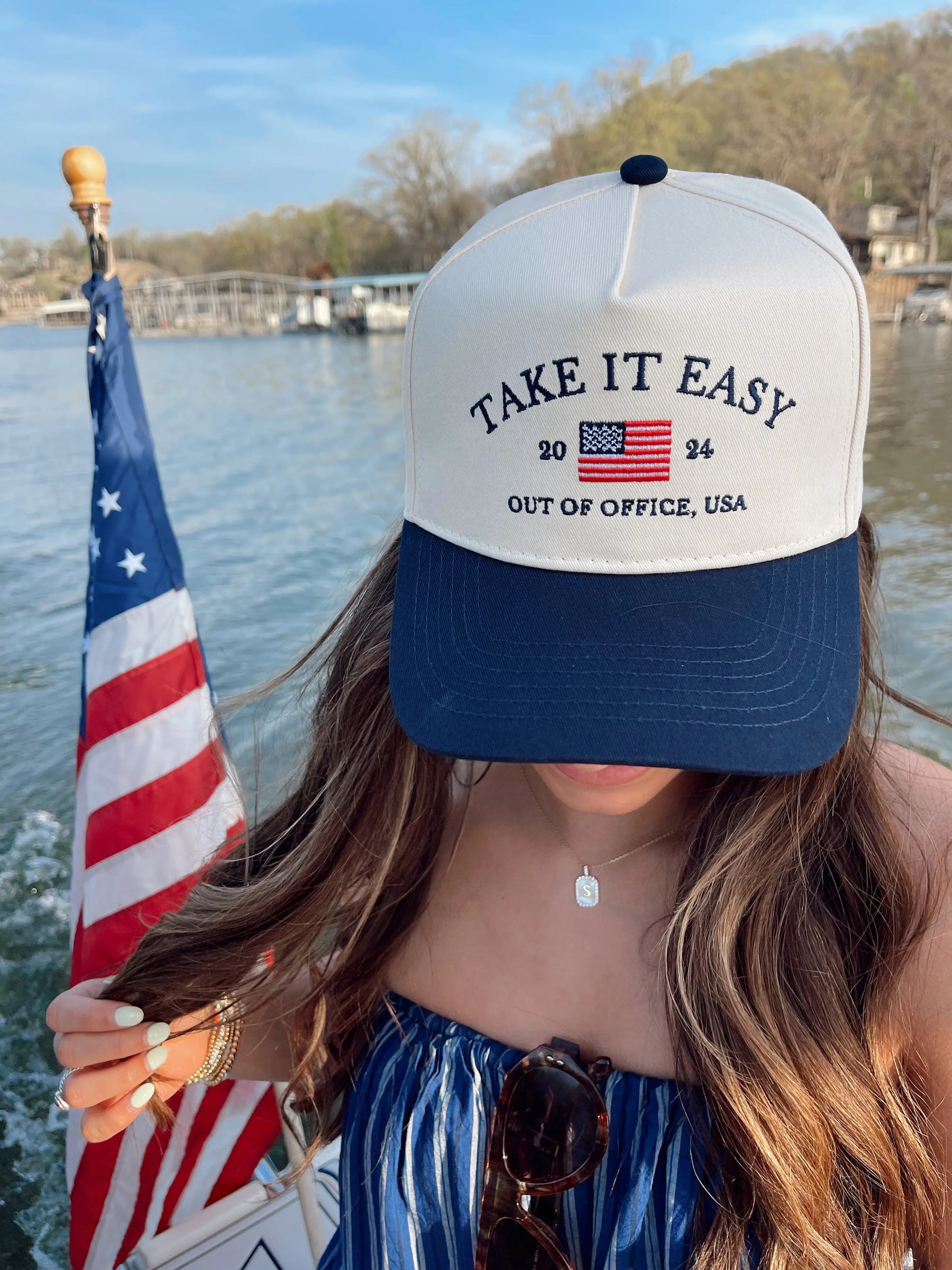Take it Easy Vintage Trucker Hat KenzKustomz