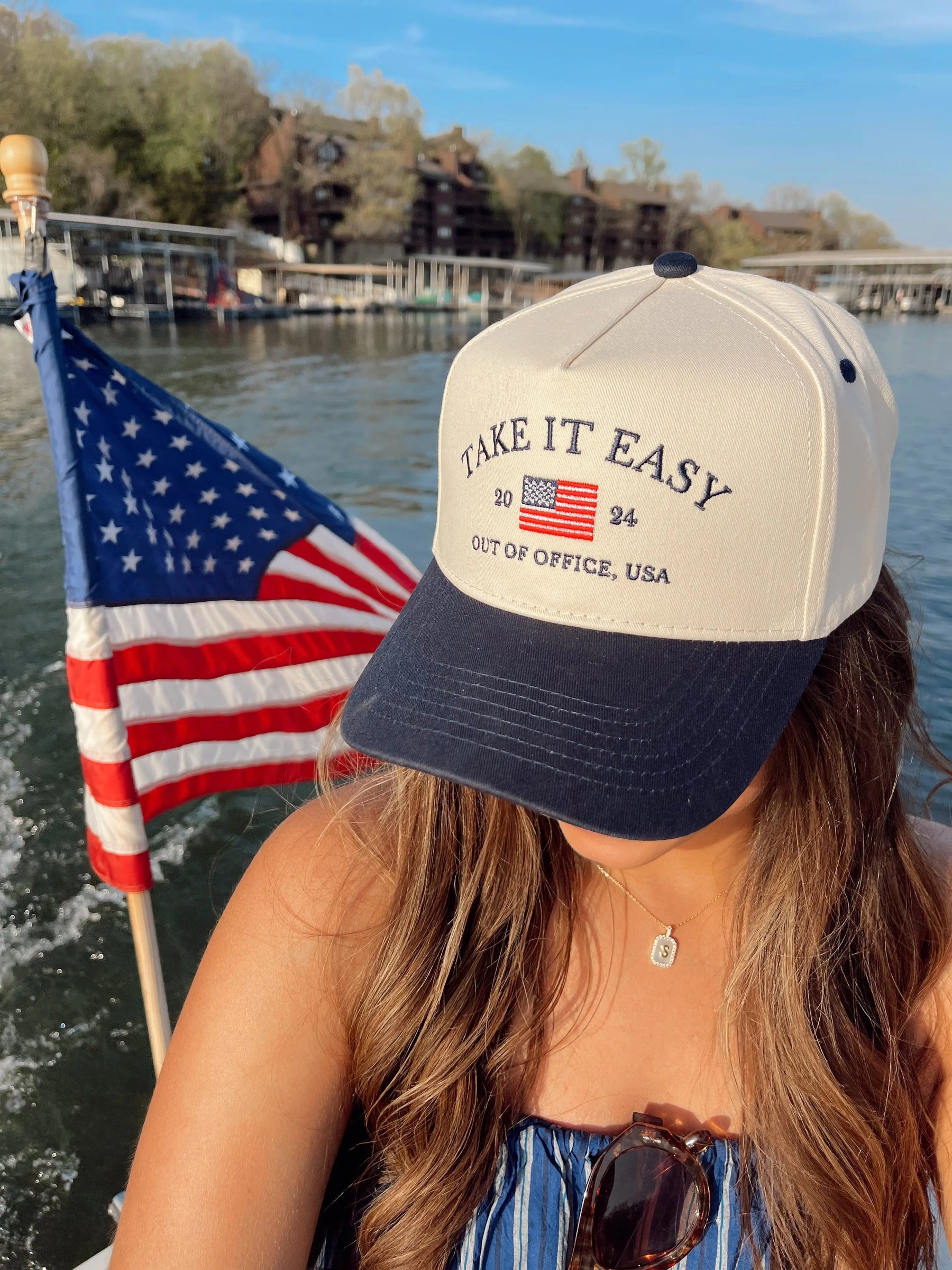 Take it Easy Vintage Trucker Hat KenzKustomz