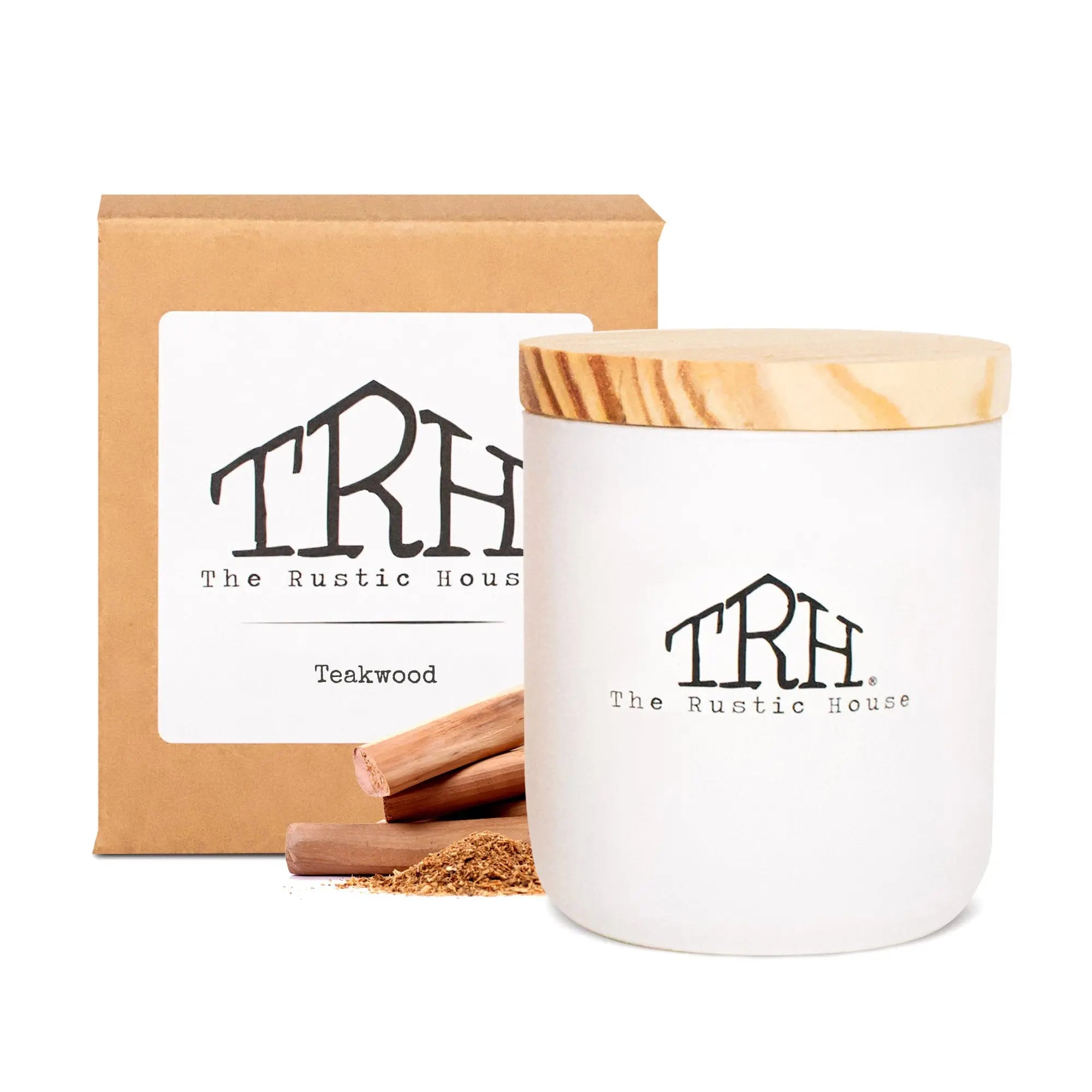 Teakwood Candle The Rustic House