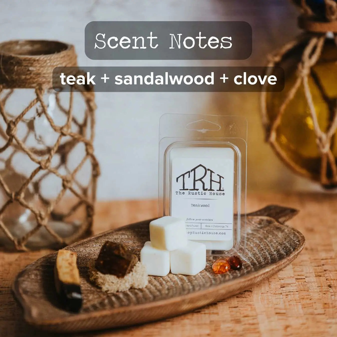 Teakwood Wax Melt The Rustic House