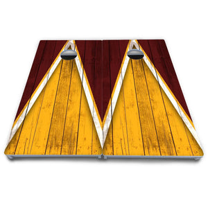 Team Color Triangle Cornhole Boards - All Weather Series Cornhole Solutions