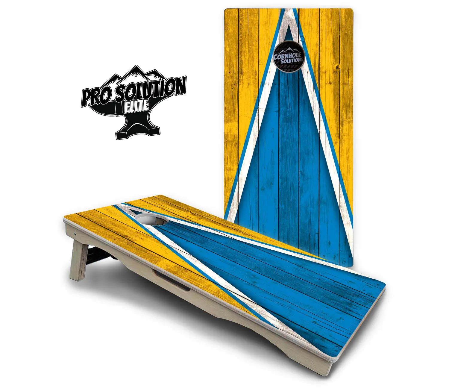 Team Color Triangle Cornhole Boards - Pro Solution Elite Series Cornhole Solutions