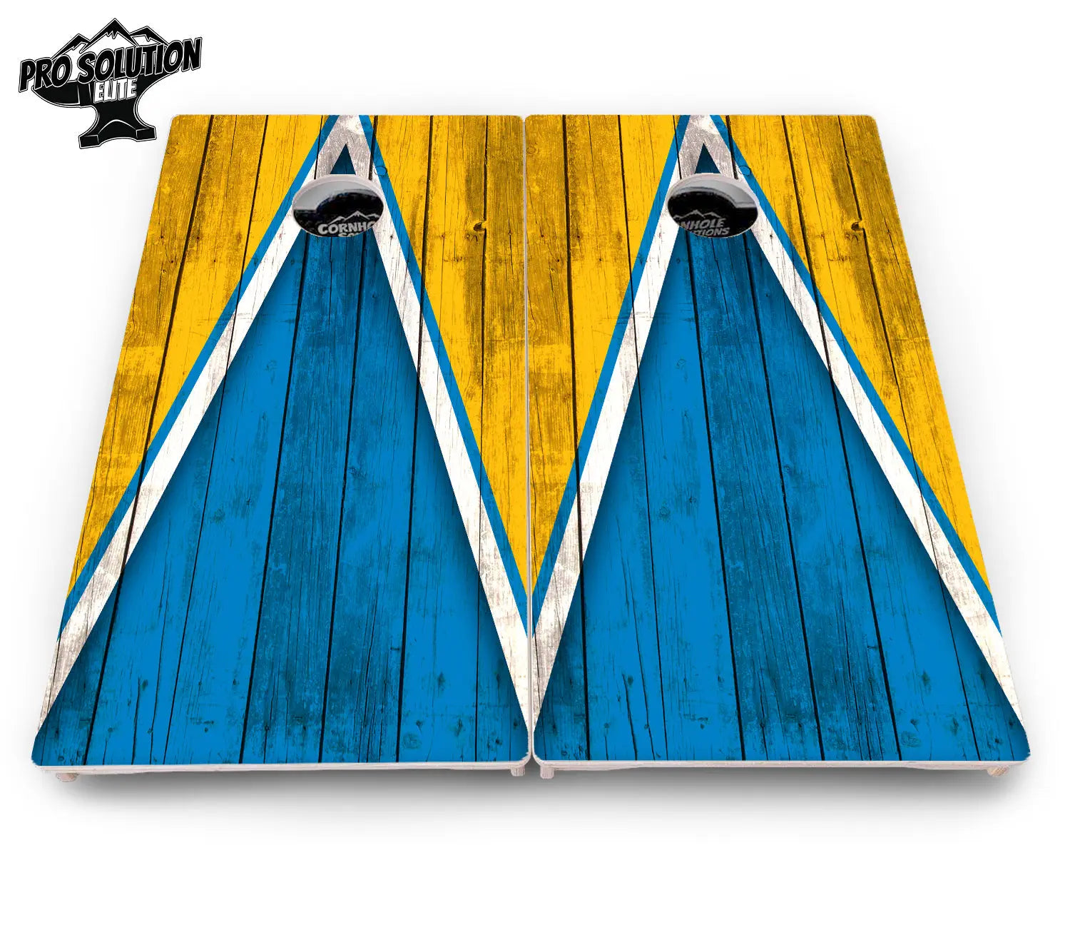 Team Color Triangle Cornhole Boards - Pro Solution Elite Series Cornhole Solutions