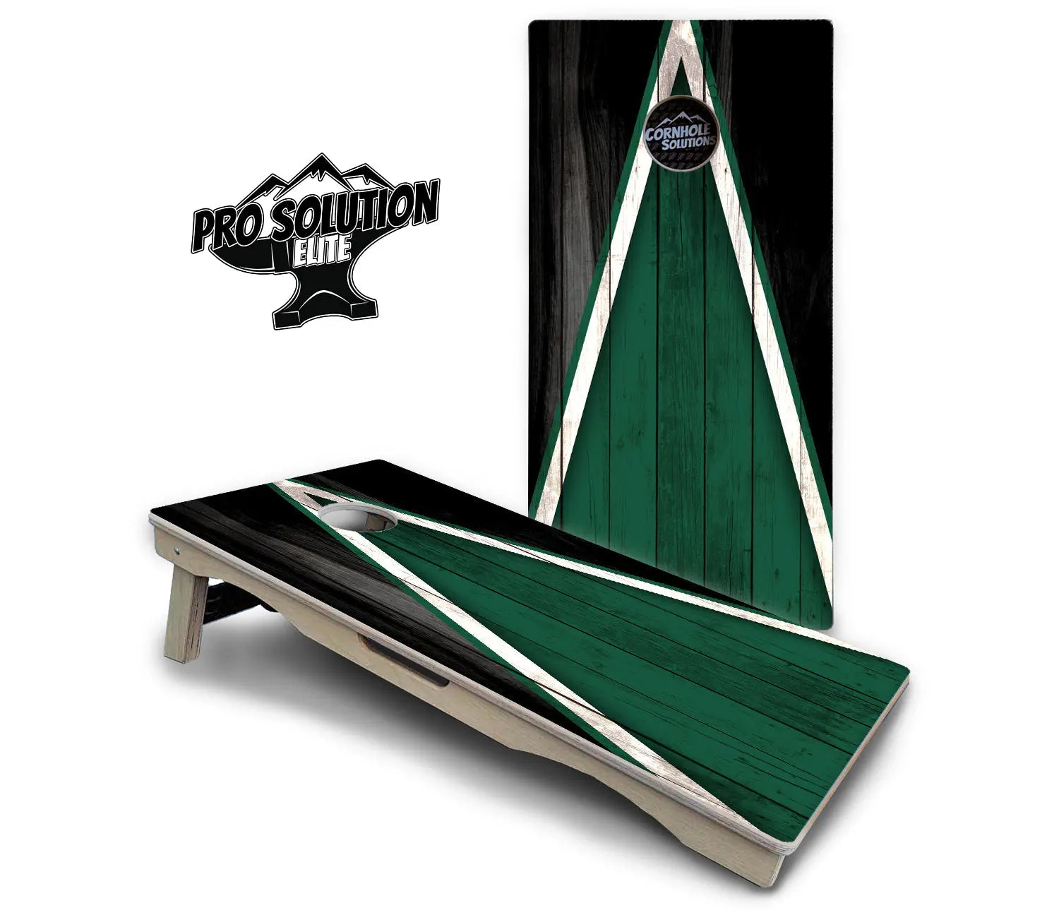 Team Color Triangle Cornhole Boards - Pro Solution Elite Series Cornhole Solutions
