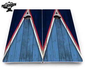 Team Color Triangle Cornhole Boards - Pro Solution Elite Series Cornhole Solutions