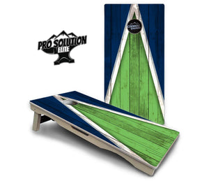 Team Color Triangle Cornhole Boards - Pro Solution Elite Series Cornhole Solutions