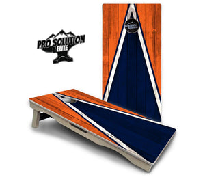 Team Color Triangle Cornhole Boards - Pro Solution Elite Series Cornhole Solutions