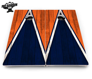 Team Color Triangle Cornhole Boards - Pro Solution Elite Series Cornhole Solutions