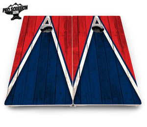 Team Color Triangle Cornhole Boards - Pro Solution Elite Series Cornhole Solutions
