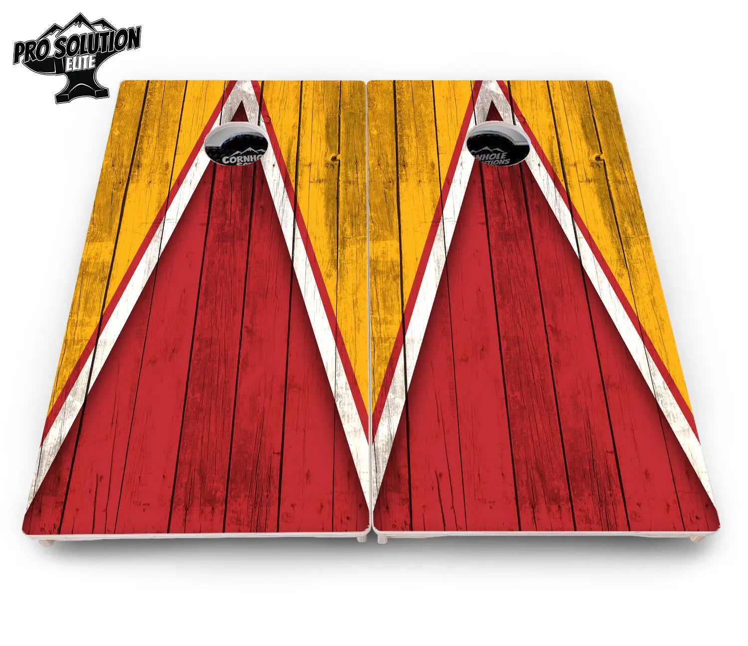 Team Color Triangle Cornhole Boards - Pro Solution Elite Series Cornhole Solutions