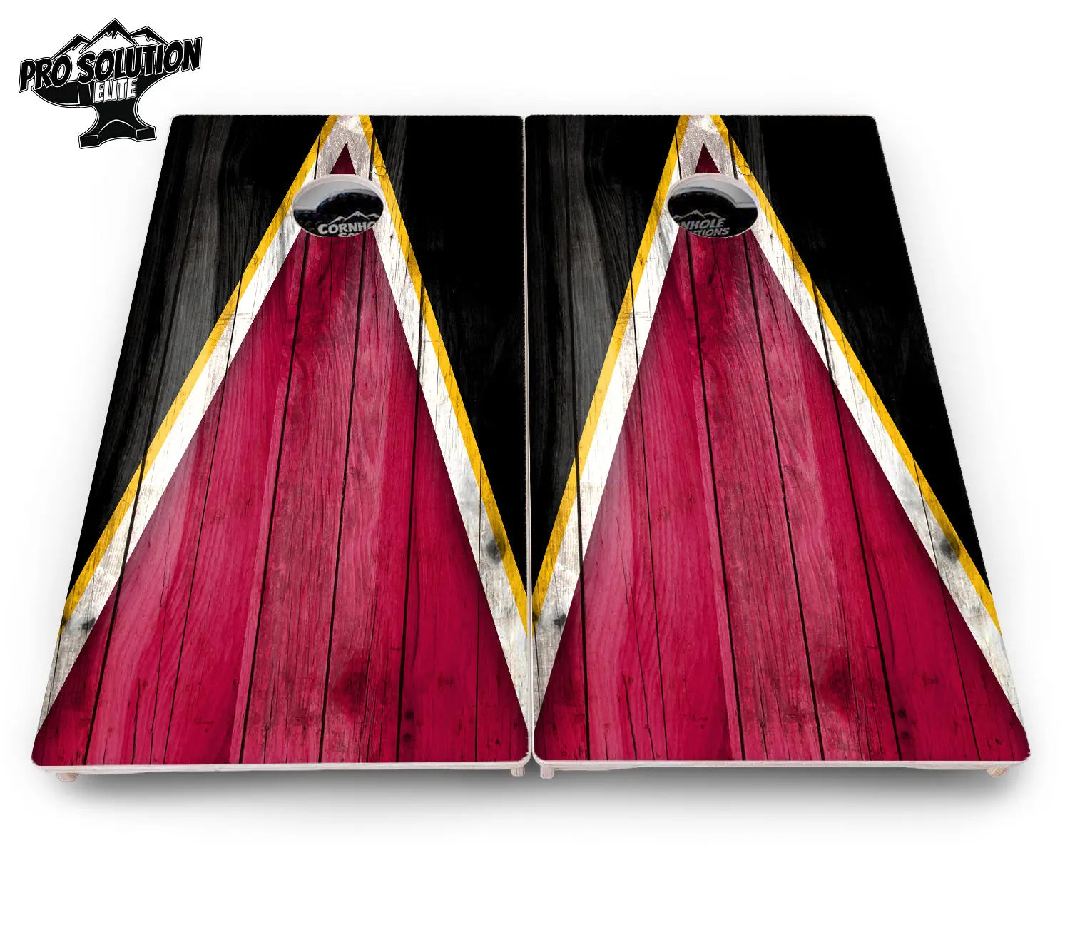Team Color Triangle Cornhole Boards - Pro Solution Elite Series Cornhole Solutions