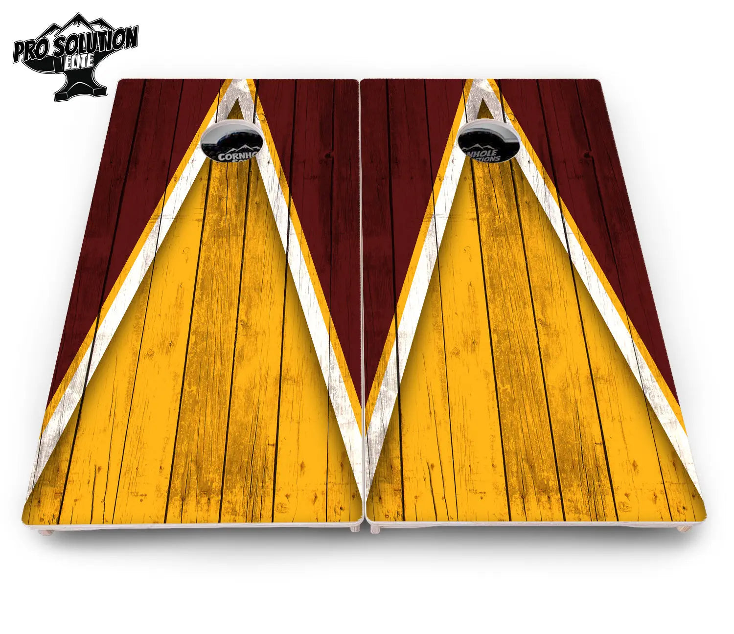 Team Color Triangle Cornhole Boards - Pro Solution Elite Series Cornhole Solutions