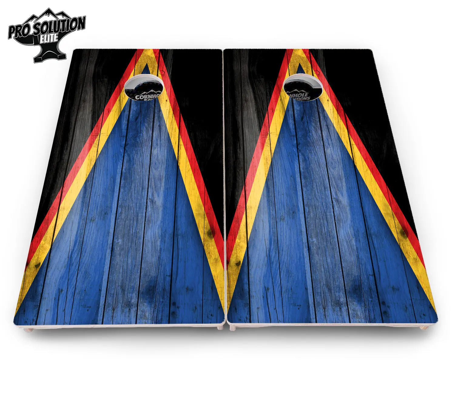 Team Color Triangle Cornhole Boards - Pro Solution Elite Series Cornhole Solutions