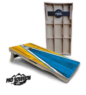 Team Color Triangle Cornhole Boards - Pro Solution Lite Series Cornhole Solutions