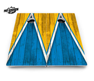Team Color Triangle Cornhole Boards - Pro Solution Lite Series Cornhole Solutions