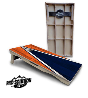 Team Color Triangle Cornhole Boards - Pro Solution Lite Series Cornhole Solutions