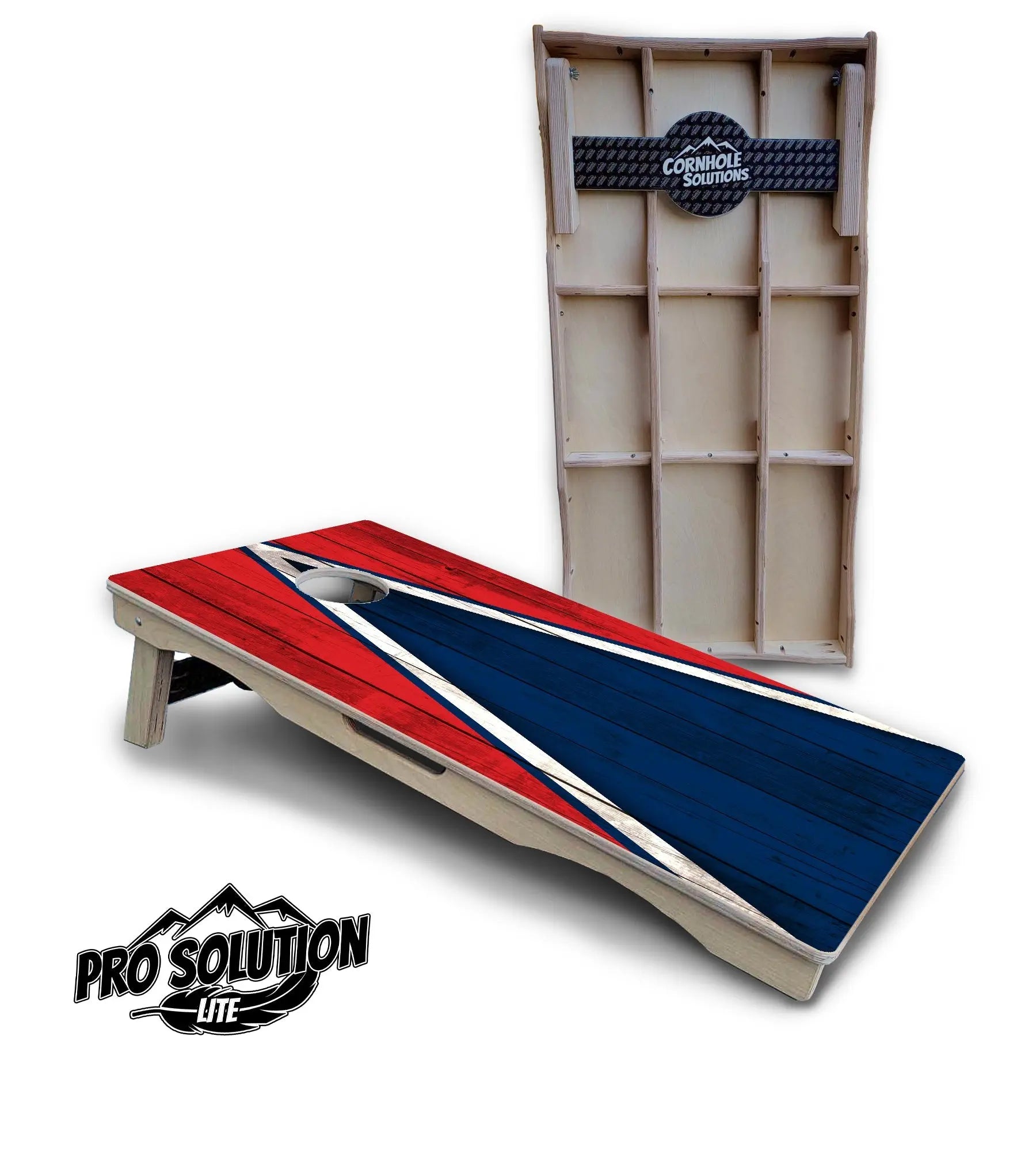 Team Color Triangle Cornhole Boards - Pro Solution Lite Series Cornhole Solutions