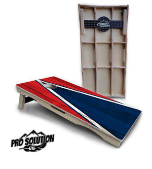 Team Color Triangle Cornhole Boards - Pro Solution Lite Series Cornhole Solutions
