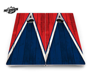 Team Color Triangle Cornhole Boards - Pro Solution Lite Series Cornhole Solutions