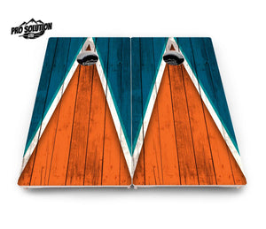 Team Color Triangle Cornhole Boards - Pro Solution Lite Series Cornhole Solutions