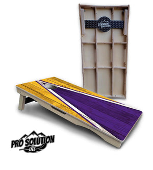 Team Color Triangle Cornhole Boards - Pro Solution Lite Series Cornhole Solutions