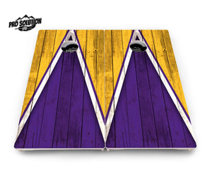 Team Color Triangle Cornhole Boards - Pro Solution Lite Series Cornhole Solutions