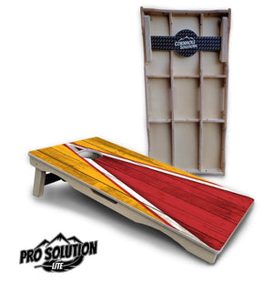 Team Color Triangle Cornhole Boards - Pro Solution Lite Series Cornhole Solutions